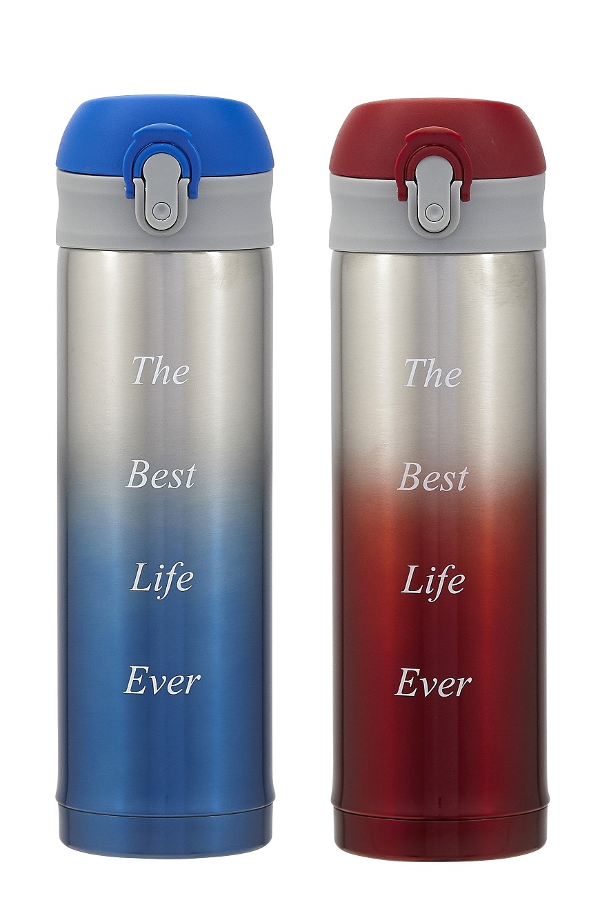 Conform Kantine Vakantie Best Life Ever Thermos - Red and Blue - Harvest Inn